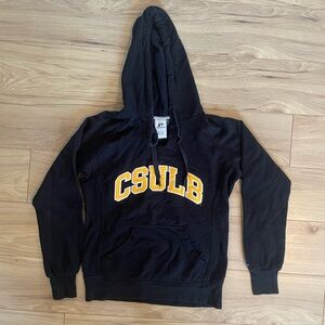 CSULB Black Vintage University Hoodie Sweater Womens Small